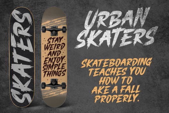 Break Brush Font - Image 6