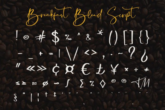 Breakfast Blend Font - Image 8