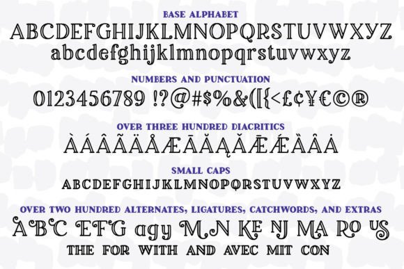 Breakfast Pastry Font - Image 2