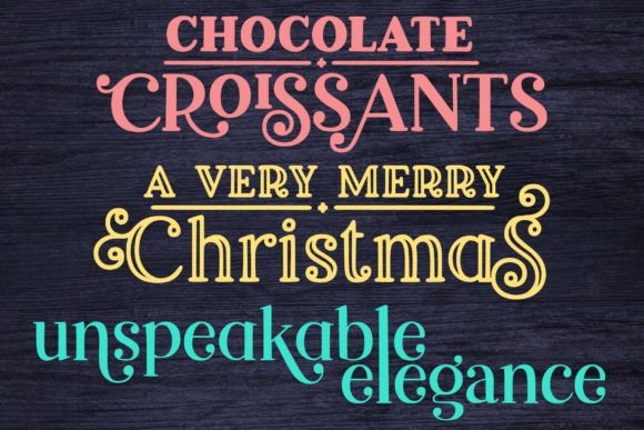 Breakfast Pastry Font - Image 4