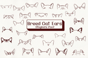 Breed Cat Ears Font