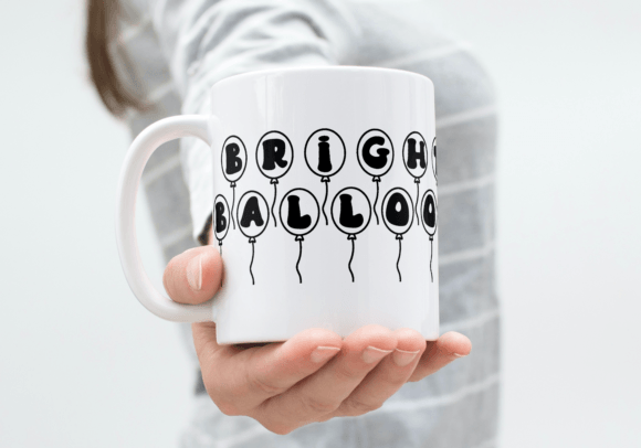 Bright Balloons Font - Image 5