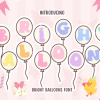Bright Balloons Font
