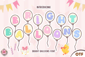 Bright Balloons Font