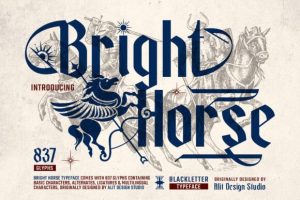 Bright Horse Font