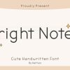 Bright Notes Font