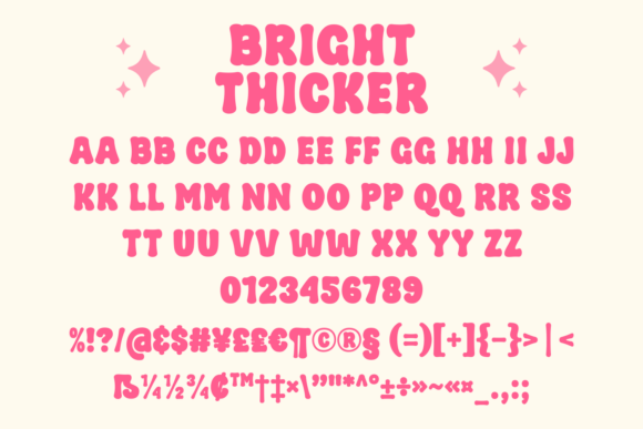 Bright Thicker Font - Image 8