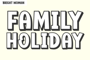 Alternative view of Bright Woman Font