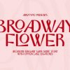 Broadway Flower Font