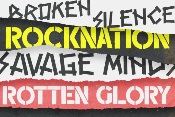 Broken Silence Font - Image 4