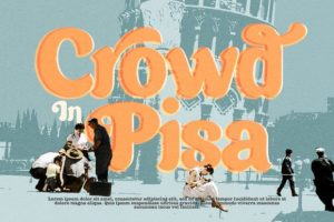 Alternative view of Brown Wager Font