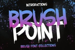 Brush Point Font