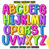 Bubble Rainbow Font