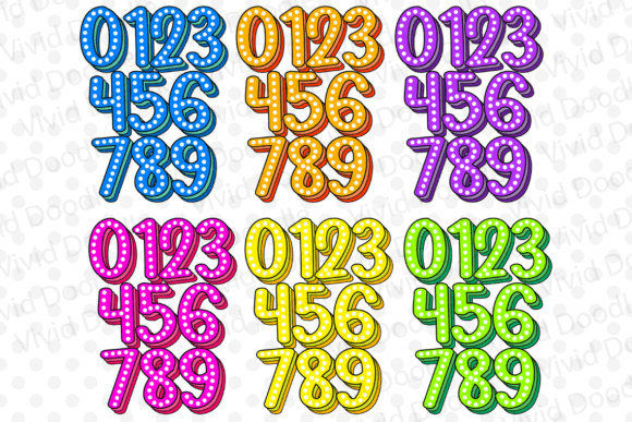 Bubble Rainbow Font - Image 5