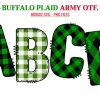 Buffalo Plaid Bundle Font