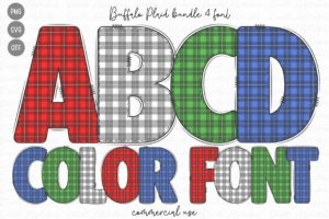 Buffalo Plaid Font