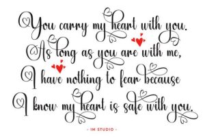 Alternative view of Buffen Font