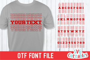 JP Sport Stacked Font Font