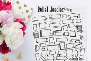 Bullet Joodles Font