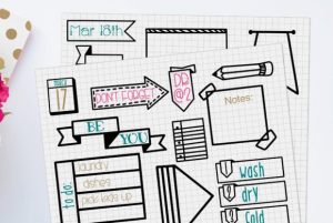 Alternative view of Bullet Joodles Font