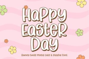 Alternative view of Bunny Smile Font