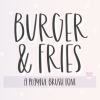 Burger and Fries Font