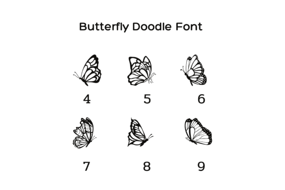 Butterfly Doodles Font - Image 9