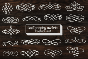 Calligraphy Swirls Font