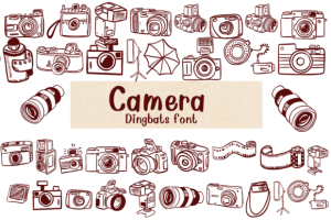 Camera Font