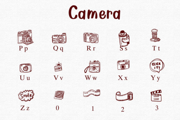 Camera Font - Image 4