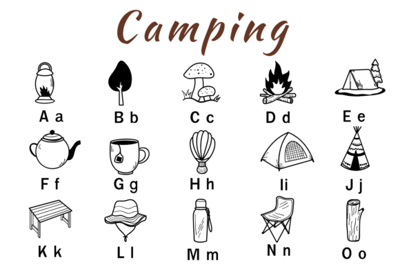 Camping Font - Image 2