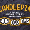 Candlepin Monogram Font