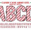 Candy Cane Army Font