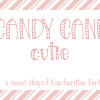 Candy Cane Cutie Font