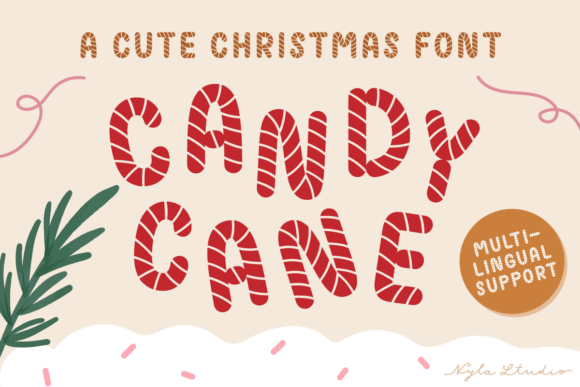 Candy Cane Font
