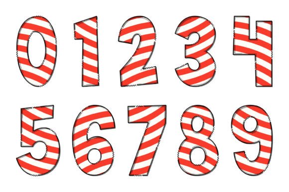 Candy Cane Font - Image 4
