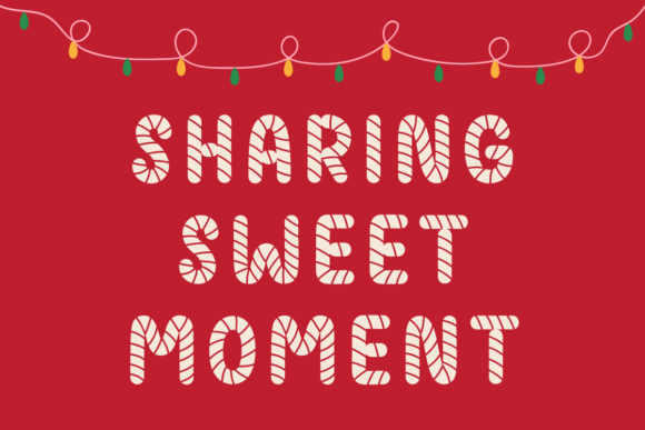 Candy Cane Font - Image 3