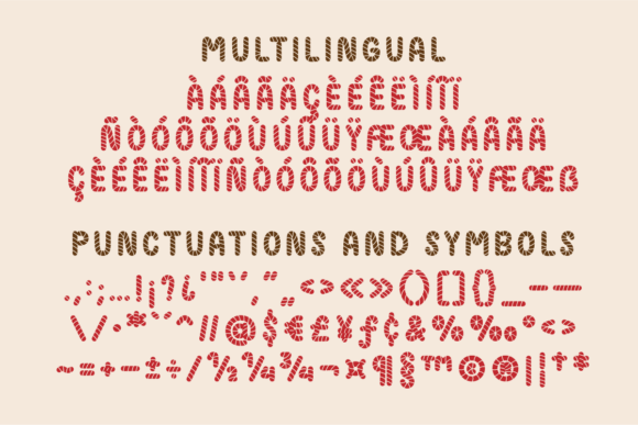 Candy Cane Font - Image 8
