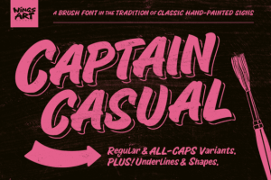 Captain Casual Font