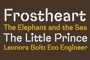 Alternative view of Capybara Stencil Font