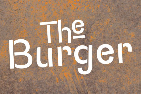 Capybara Stencil Font - Image 3