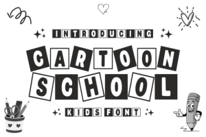 Cartoon School Font