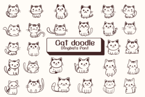 Cat Doodle Font