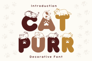 Cat Purr Font