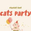 Cats Party Font