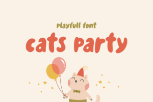 Cats Party Font