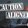 Caution Aligned Font