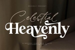 Celestial Heavenly Font