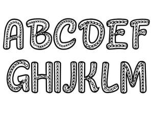 Alternative view of Chain Reaction Font