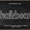 Chalkboard Font